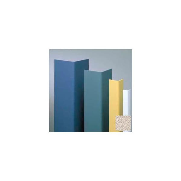 Pawling Vinyl Surface Mounted Corner Guard, 90Deg Corner, 1-1/2" Wings, 4'H, Khaki Brown, Drilled CGD-12-4-682 - main